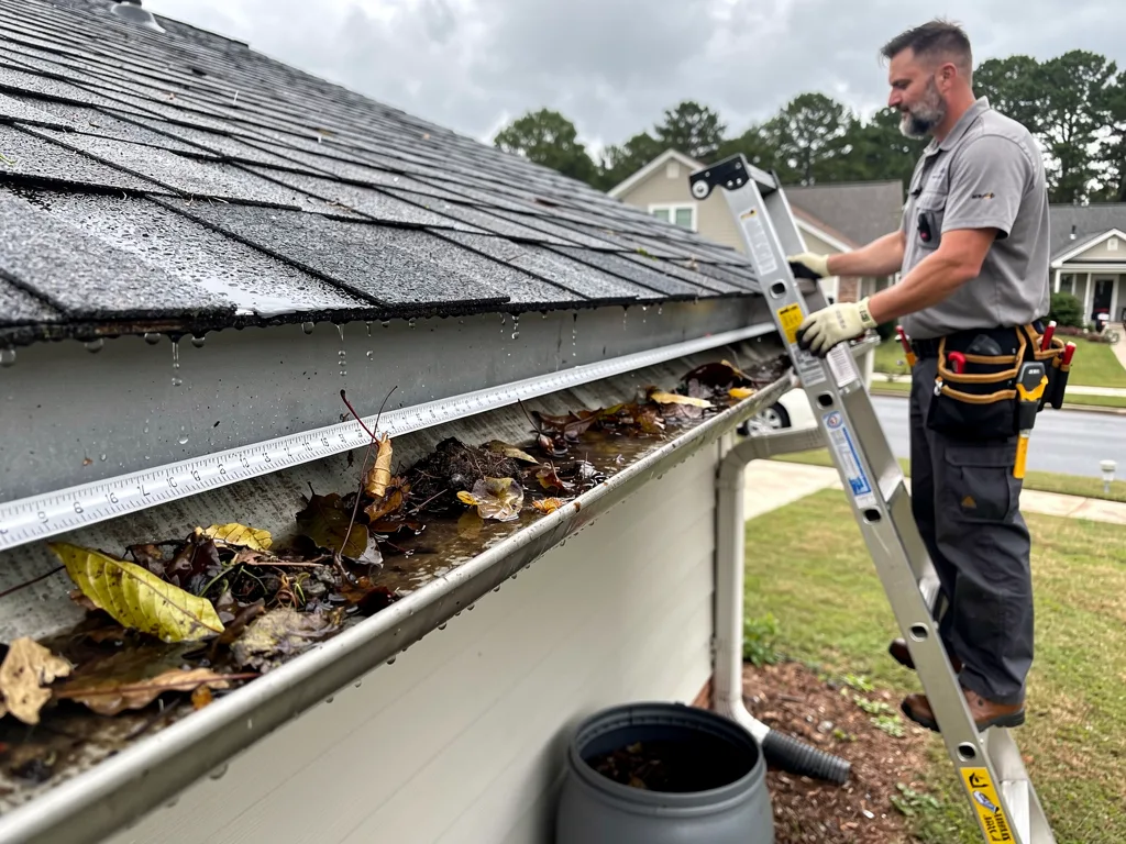 DIY vs when to call a pro for a gutter situation